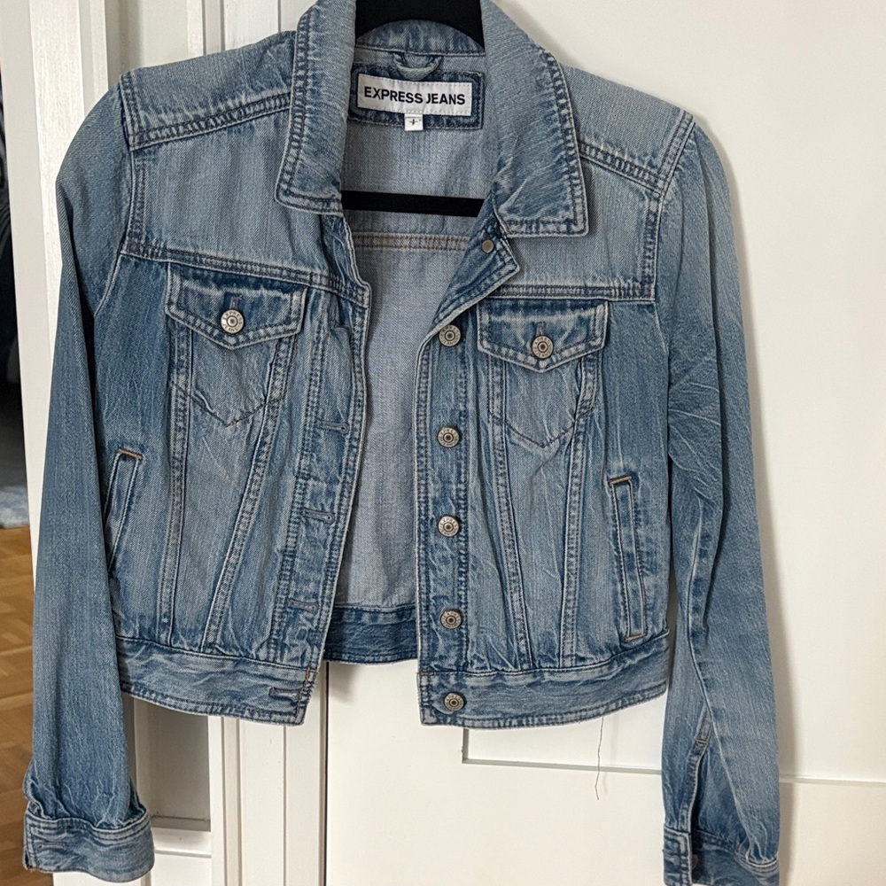 Express Light Blue Denim Jacket
